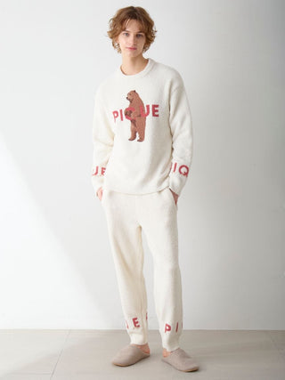 Men's Powder Forest BearJacquard Pullover