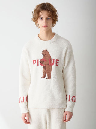 Men's Powder Forest BearJacquard Pullover