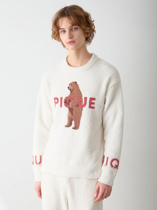 Men's Powder Forest BearJacquard Pullover