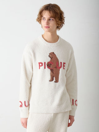 Men's Powder Forest BearJacquard Pullover