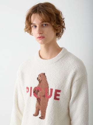 Men's Powder Forest BearJacquard Pullover