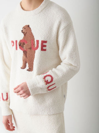 Men's Powder Forest BearJacquard Pullover