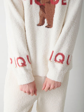 Men's Powder Forest BearJacquard Pullover