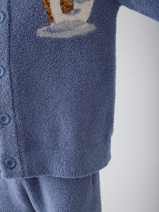 Men's Powder Forest Bear Jacquard Cowichan Cardigan