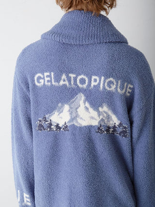 Men's Powder Forest Bear Jacquard Cowichan Cardigan