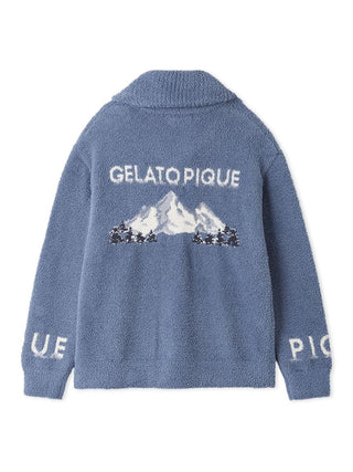 Men's Powder Forest Bear Jacquard Cowichan Cardigan