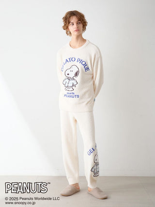 [PEANUTS] [MENS] Original Art Jacquard Pullover