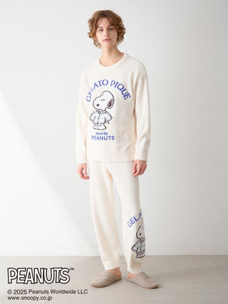 [PEANUTS] [MENS] Original Art Jacquard Pullover