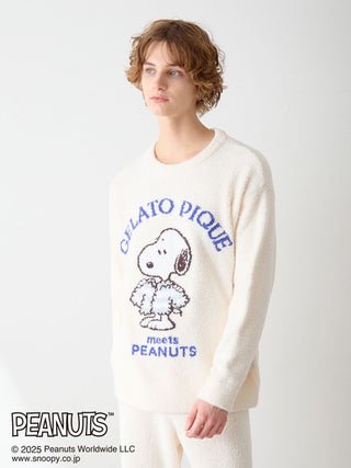 [PEANUTS] [MENS] Original Art Jacquard Pullover