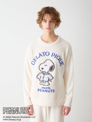 [PEANUTS] [MENS] Original Art Jacquard Pullover