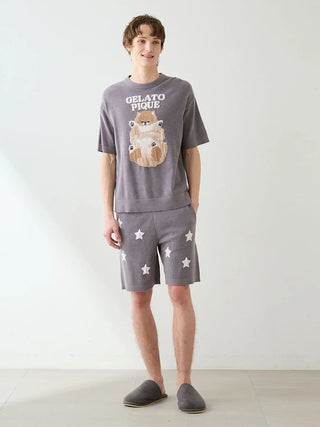 Men's Roll Over Dog Jacquard Pullover