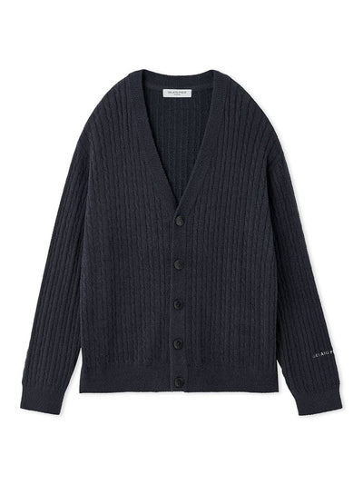 Men's Smoothie Lite Aran Cardigan gelato pique