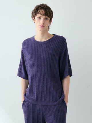 Men's Smoothie Lite Aran Pullover