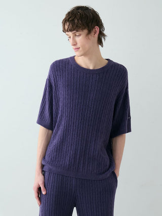Men's Smoothie Lite Aran Pullover