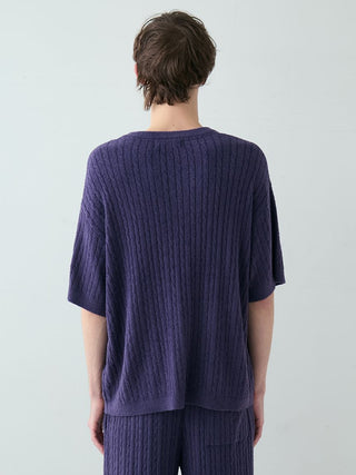 Men's Smoothie Lite Aran Pullover
