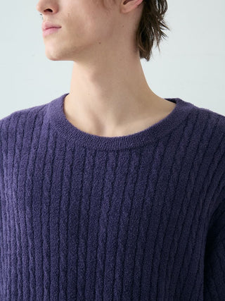 Men's Smoothie Lite Aran Pullover