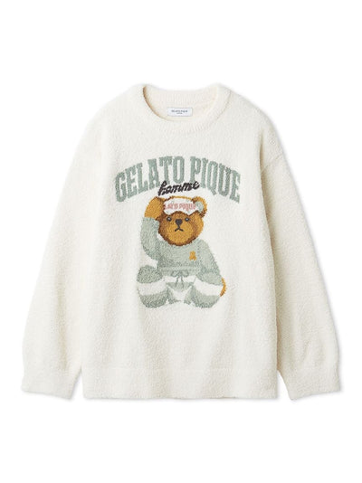 Men's Baby Moco Good Morning Bear Pullover gelato pique