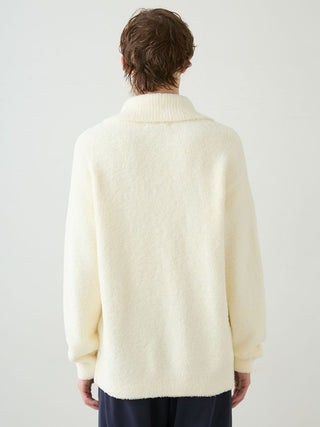 Men's Baby Moco Heart Logo Embroidery Cardigan