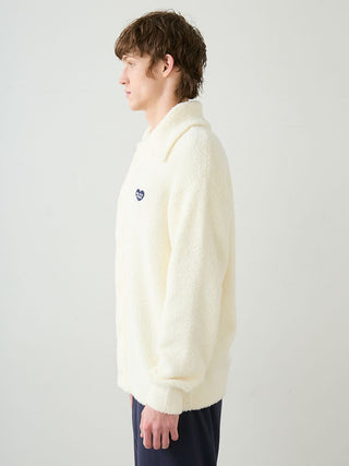 Men's Baby Moco Heart Logo Embroidery Cardigan