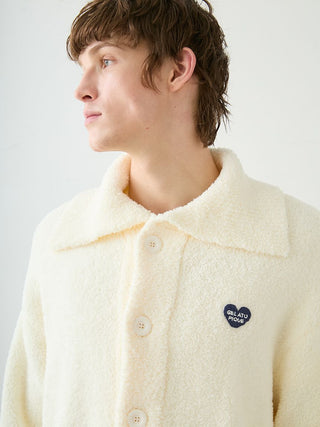 Men's Baby Moco Heart Logo Embroidery Cardigan