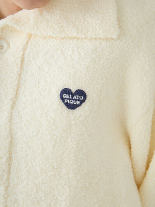 Men's Baby Moco Heart Logo Embroidery Cardigan