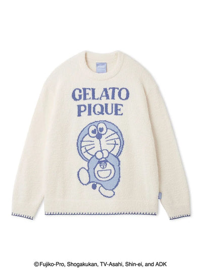 [Doraemon] Men’s Baby Moco Jacquard Pullover gelato pique