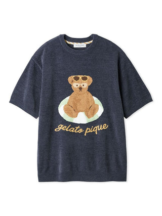 Men's Summer Bear Jacquard Pullover