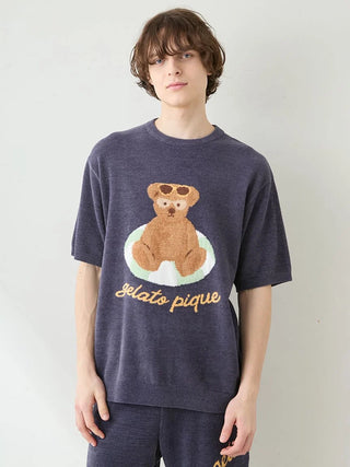 Men's Summer Bear Jacquard Pullover