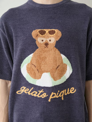 Men's Summer Bear Jacquard Pullover