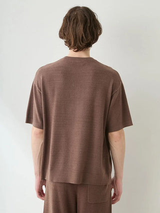 Men's Smoothie Pudding Jacquard Pullover & Shorts Set