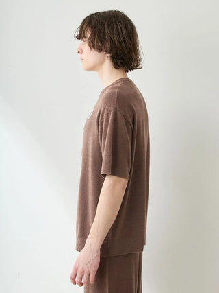 Men's Smoothie Pudding Jacquard Pullover & Shorts Set