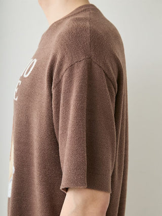 Men's Smoothie Pudding Jacquard Pullover & Shorts Set
