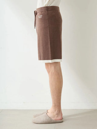 Men's Smoothie Pudding Jacquard Pullover & Shorts Set