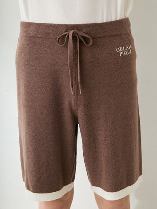 Men's Smoothie Pudding Jacquard Pullover & Shorts Set