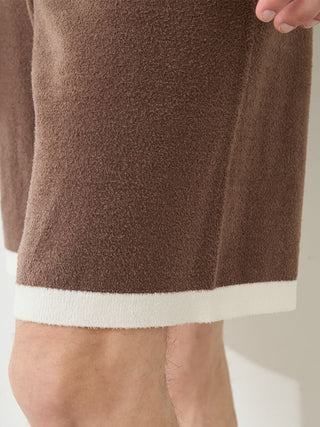 Men's Smoothie Pudding Jacquard Pullover & Shorts Set