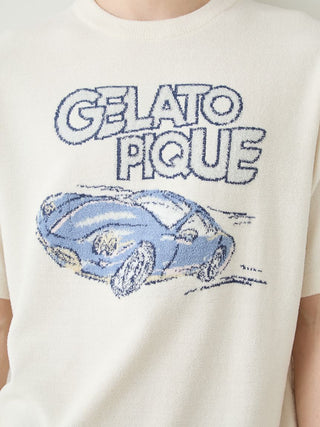 Men's Airy Moco Star Vehicle Jacquard Pullover