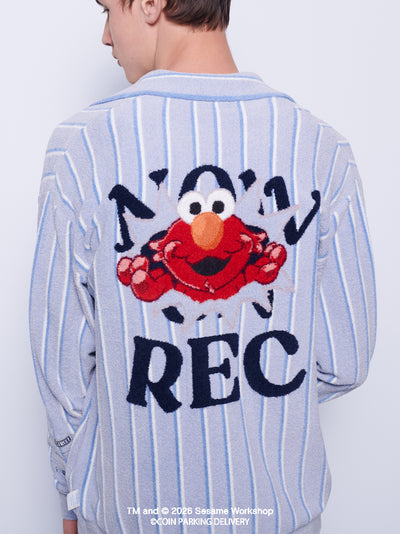[SESAME STREET×CPD HOOME meets GELATO PIQUE] Airy Moco Striped Jacquard Shirt gelato pique