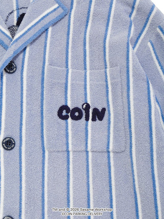 [SESAME STREET×CPD HOOME meets GELATO PIQUE] Airy Moco Striped Jacquard Shirt - view 7