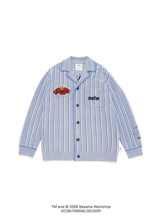 [SESAME STREET×CPD HOOME meets GELATO PIQUE] Airy Moco Striped Jacquard Shirt - view 14