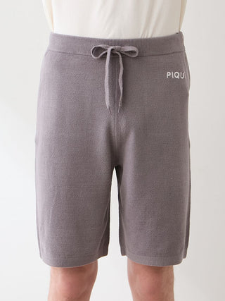 Men's Airy Moco Sleeping Panda Jacquard Pullover & Shorts Set