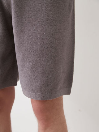 Men's Airy Moco Sleeping Panda Jacquard Pullover & Shorts Set