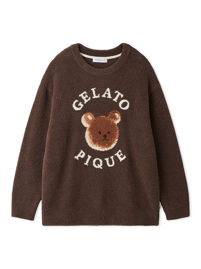 Men's Baby Moco Animal Friends Jacquard Pullover gelato pique