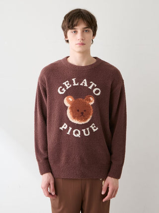 Men's Baby Moco Animal Friends Jacquard Pullover - view 6