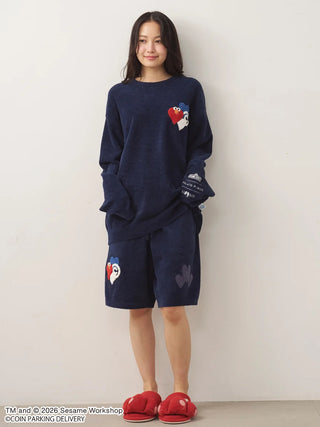 [SESAME STREET×CPD HOOME meets GELATO PIQUE] Airy Moco Motif Pullover