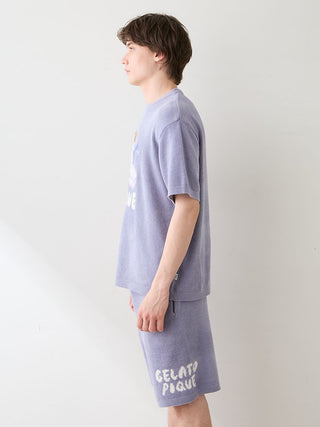 [Hirano Toshiyuki] Men's Airy Moco Plane Dog Jacquard Pullover - view 9