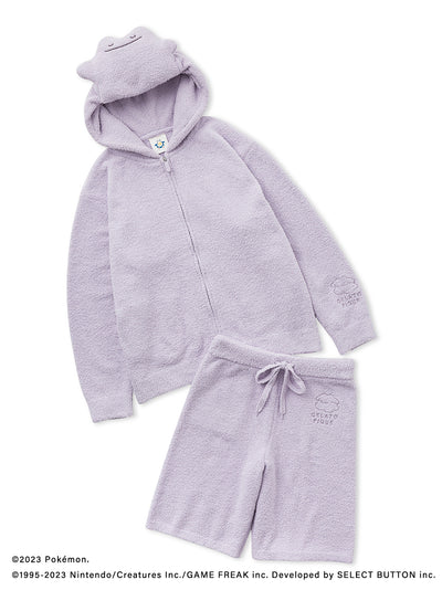 [Pokémon Sleep][MENS] Baby Moco Ditto Parka & Shorts Set gelato pique