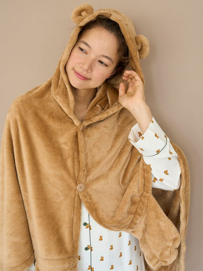 Bear 2-way Wearable Blanket gelato pique