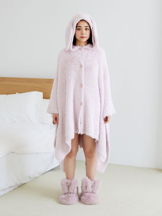 Rabbit Wearable Blanket in Pink, Cozy Blanket for Home Lounging | Loungewear Blanket at Gelato Pique USA