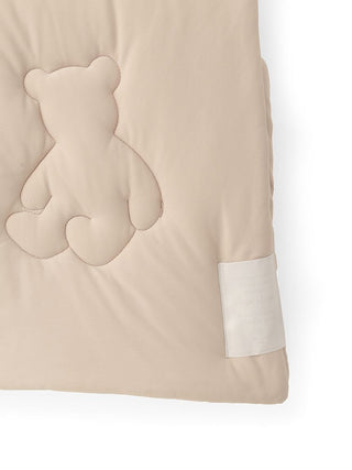 [Sleep] Bear Print Quilted blanket