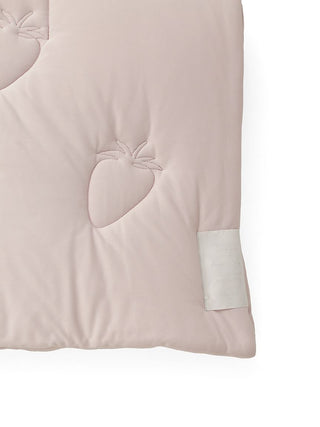 [Sleep] Strawberry Pattern Quilted Blanket